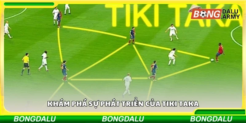 Khám phá sự phát triển của Tiki Taka