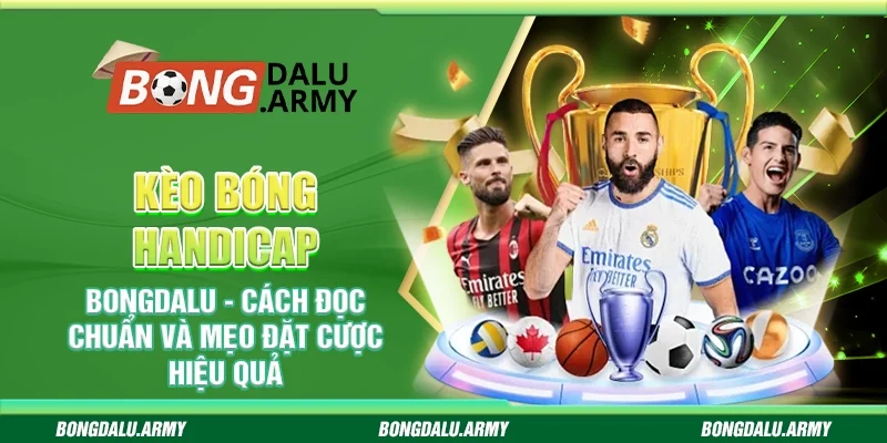 Kèo bóng handicap Bongdalu - Cách đọc chuẩn và mẹo đặt cược hiệu quả