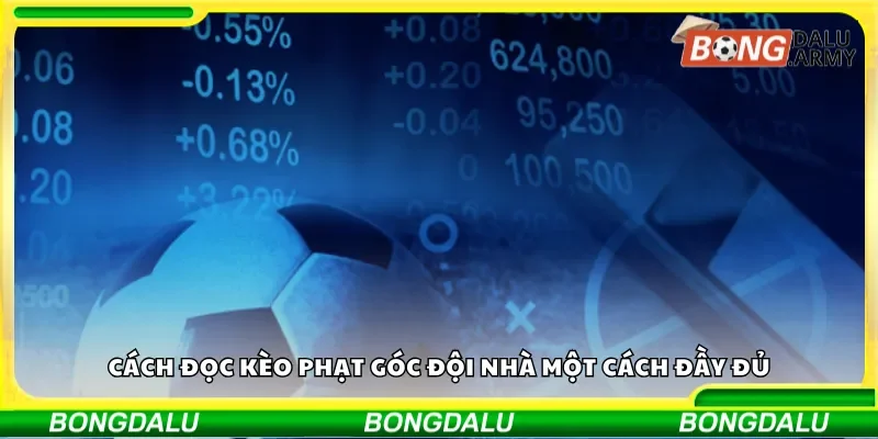 Cách đọc kèo phạt góc đội nhà một cách đầy đủ